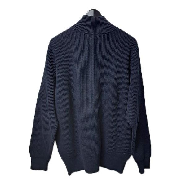 ヨネトミ Yonetomi MERCERIZED COTTON RIB KNIT BLOUSON ドライバーズ 