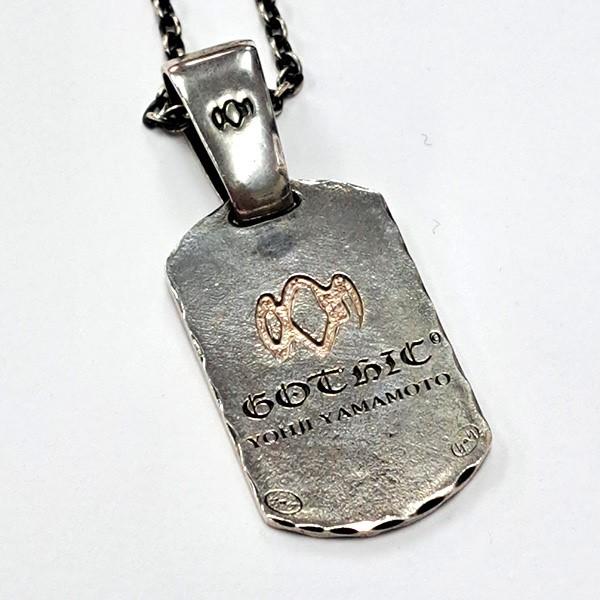 Gothic.yohji.yamamotoドックタグペンダントトップ GOTHIC YOHJI YAMAMOTO ゴシックヨウジヤマモト DOG TAG PENDANT