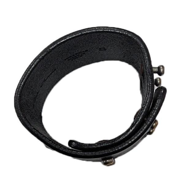 Rick Owens（リック・オウエンス） レザーブレスレット ブラック