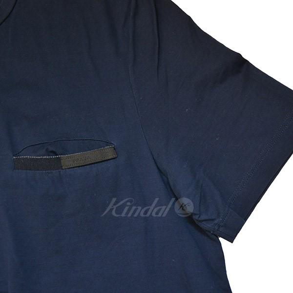 【値下げ】PRADA クルーネックポケットTシャツ ネイビー サイズ：XS (三軒茶屋店)｜kindal｜04