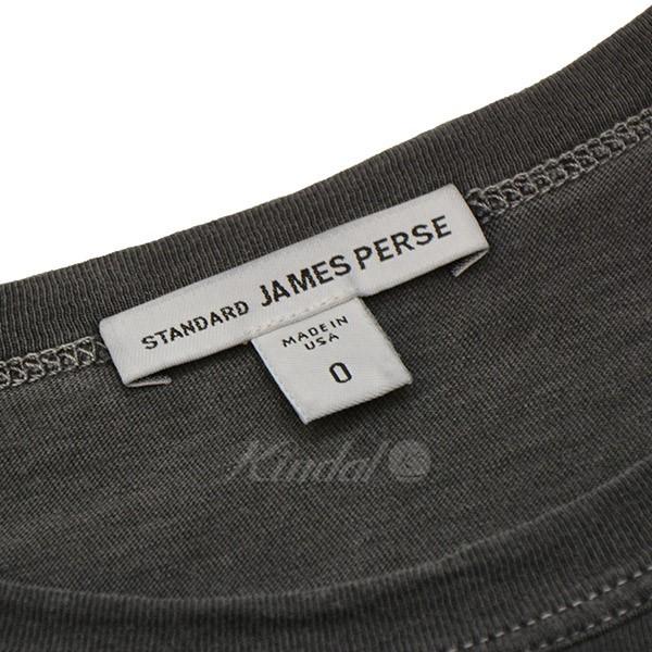 JAMES PERSE クルーネックTシャツ　カットソー グレー サイズ：0 (三軒茶屋店) 220326｜kindal｜04