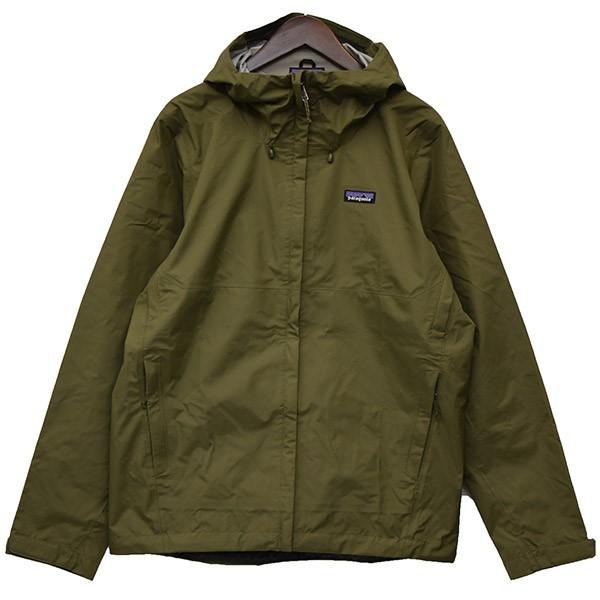 patagonia トレントシェル3Lジャケット マウンテンパーカー ブルゾン カーキ サイズ：M (三軒茶屋店) 220404 :