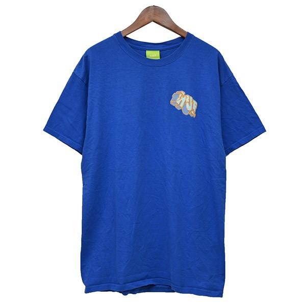 HUF QUAKE TT TEE　プリントTシャツ ブルー サイズ：L (三軒茶屋店) 220425｜kindal