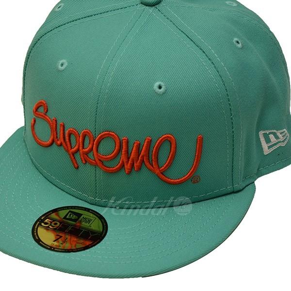 紺×赤 【値下げ】Supreme×NEW ERA 2022SS Handstyle New Era キャップ