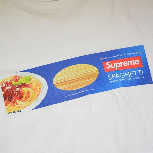 シュプリーム Supreme 2021AW Spaghetti Tee スパゲッティTシャツ ホワイト サイズ：L