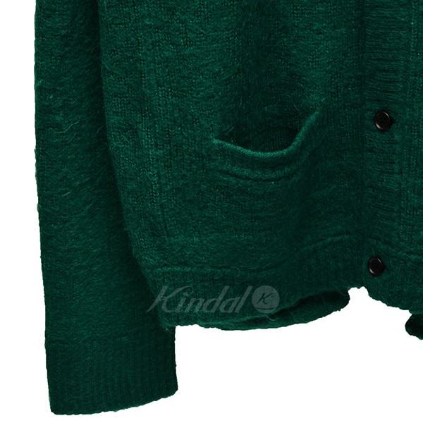 値下げ】stein KID MOHAIR CARDIGAN モヘアカーディガン グリーン  