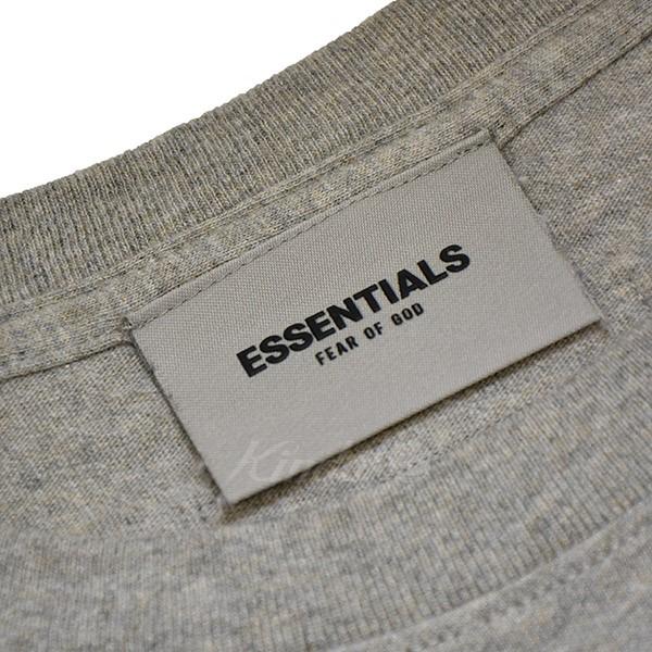 エフオージーバイフィアオブゴット エッセンシャル FOG by FEAR OF GOD ESSENTIALS ロゴプリントTシャツ グレー サイズ：M｜kindal｜06