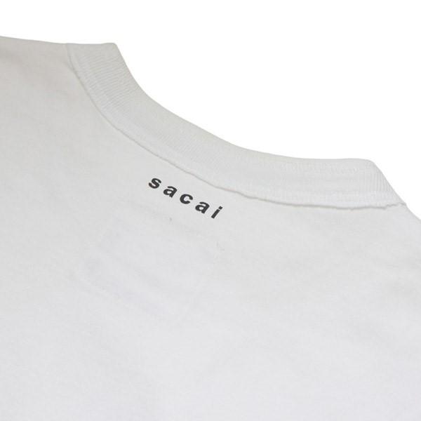 サカイ×カウズ sacai×KAWS 2021AW　Embroidery T-shirt　刺繍Tシャツ ホワイト サイズ：3｜kindal｜04