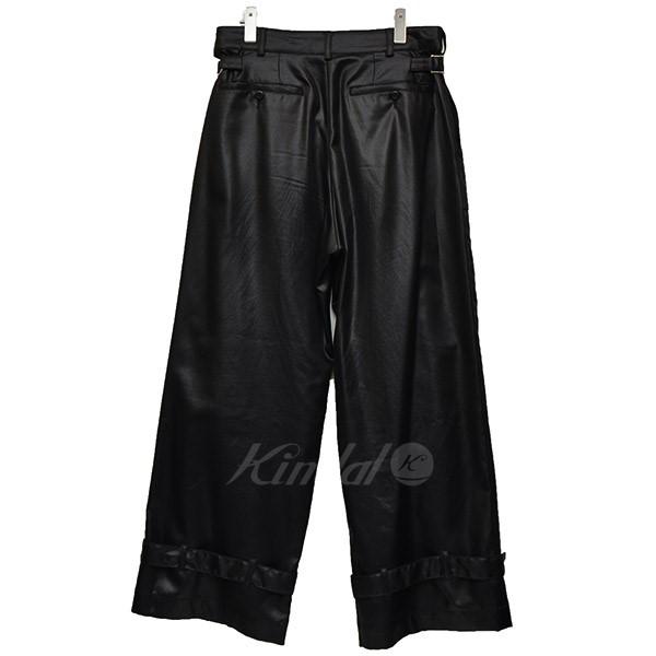 値下げ】Tamme 2023SS K-2B WIDE PANTS ワイドパンツ ブラック サイズ 