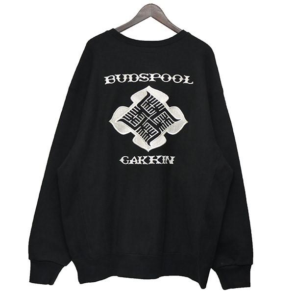 値下げ】BUDSPOOL×GAKKIN 刺繍クルーネックスウェット トレーナー 
