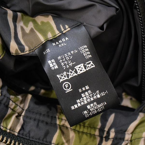 WACKO MARIA ワコマリア×ナンガ MARIA×NANGA TIGER CAMO DOWN WACKO MARIA ワコマリア×ナンガ MARIA×NANGA TIGER CAMO DOWN