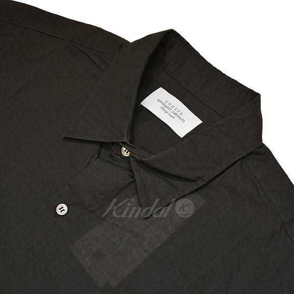 値下げ】UNUSED 2024SS Pigment Dyeing long sleeve shirt シャツ 