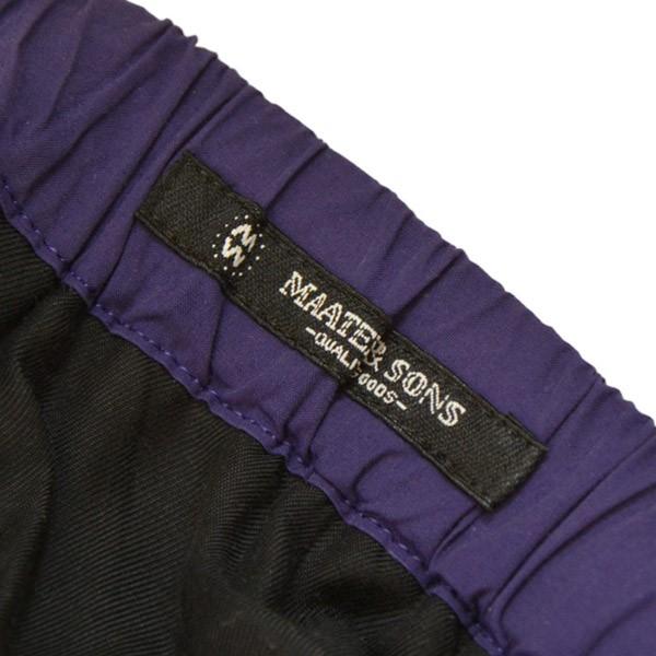 マーティー 【値下げ】MAATEE AND SONS TRAINING PANTS PAPER CLOTH 