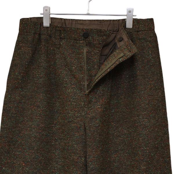 値下げ】IM MEN ISSEY MIYAKE シルク混パンツ LA23FF123 ブラウン 