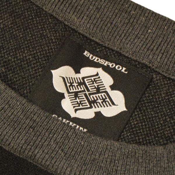 バッドスプール×ガッキン BUDSPOOL×GAKKIN 花罰家紋COTTON SWEATER 