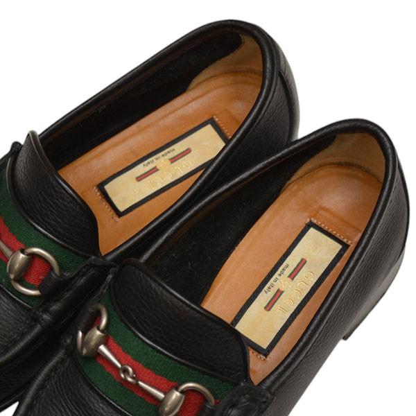 GUCCI グッチ　シェリーライン　ホースビット　ローファー　ブラウン　スクエア GUCCI（グッチ） 【値下げ】GUCCI シェリーライン ホースビットレザー