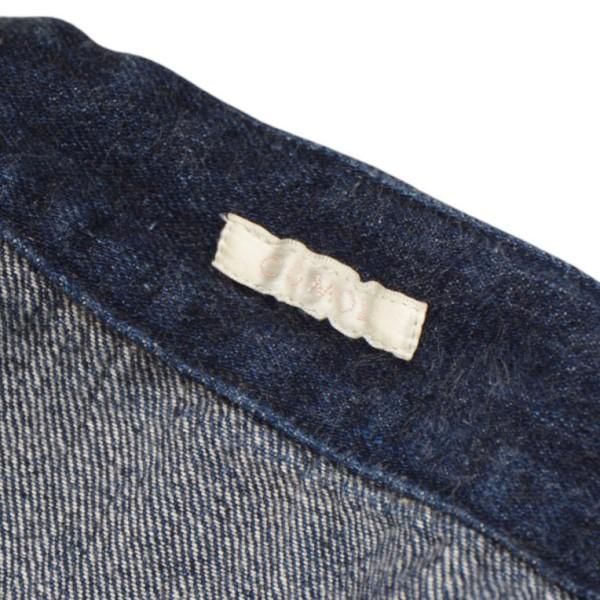 コモリ COMOLI 2023AW ベルテッドデニムパンツ Y03-03001 ネイビー 