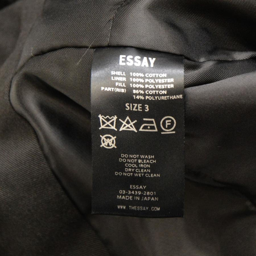 ESSAY エッセイ Essay 2021AW DOUBLE ZIP MA-1 (J-3) ダブル ESSAY エッセイ Essay 2021AW DOUBLE ZIP MA-1 (J-3) ダブル