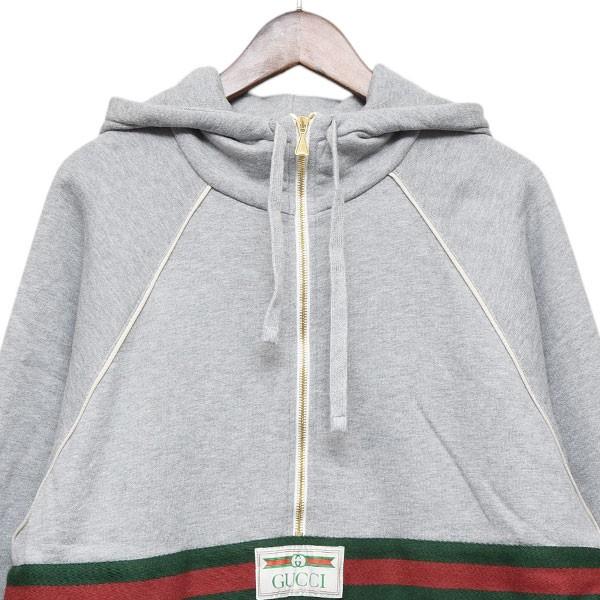 GUCCI（グッチ） ロゴ ラベル ストライプ コットンジャージー