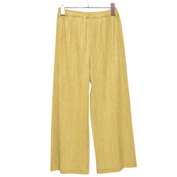 プリーツプリーズイッセイミヤケ PLEATS PLEASE ISSEY MIYAKE THICKER BOTTOMS　プリーツストレートパンツ　PP4