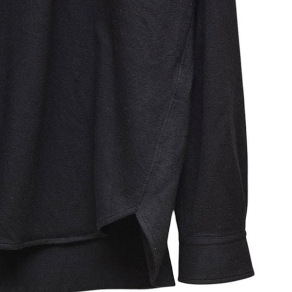 KANEMASA PHIL. / J/シャツ/M/カシミア/ブラック/KM24A-038 値下げ】KANEMASA PHIL． 36G Cashmere Varruse Shirt ヴァルーズ