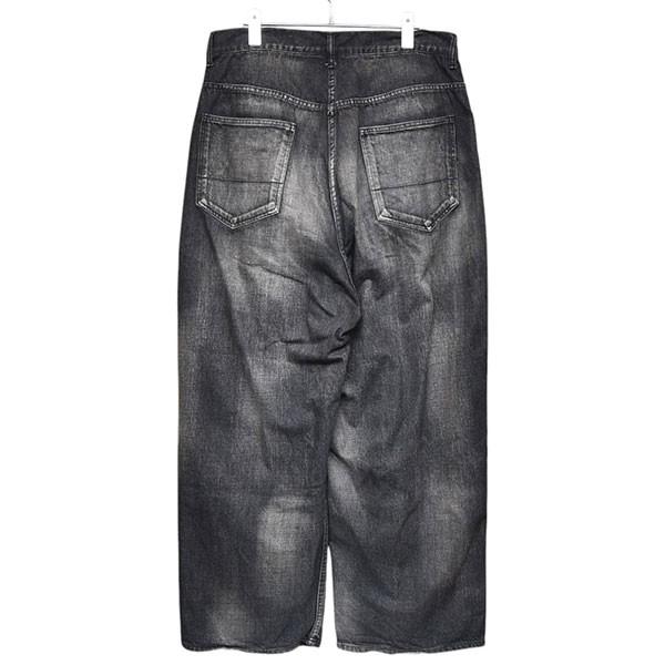 アンセルム ANCELLM AGING WIDE DENIM PANTS 加工ワイドデニム アンセルム ANCELLM AGING WIDE DENIM PANTS 加工ワイドデニム
