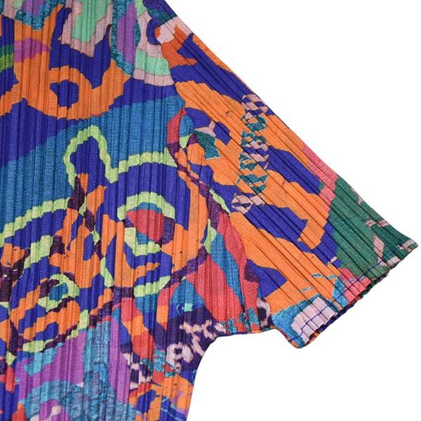 ISSEY MIYAKE PLEATS PLEASE カットソー　ハイネック PLEATS PLEASE ISSEY MIYAKE プリーツプリーズイッセイミヤケ 総柄