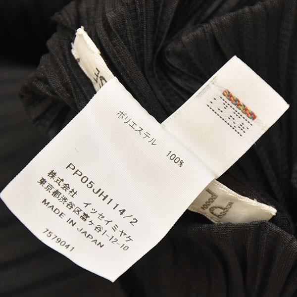 【極美品】プリーツプリーズ ノースリーブ トップス ブラック PLEATS PLEASE ISSEY MIYAKE 【値下げ】PLEATS BASICS ノースリーブ