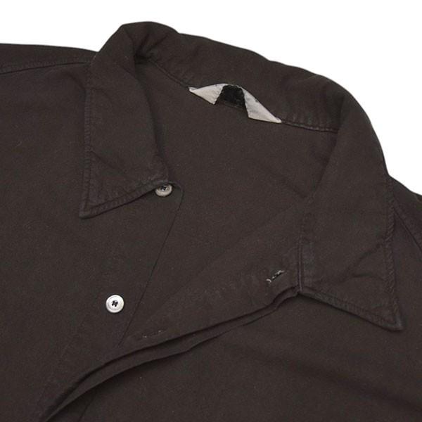 値下げ】ANCELLM 2024SS SILK SUEDE DRESS LS SHIRT シルクドレス