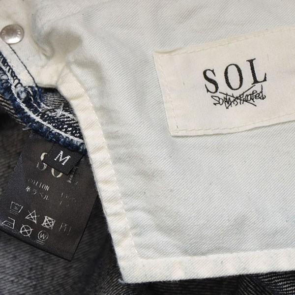 最終価格 SOL×久遠復刻 別注 ワイドバルーンデニムパンツ SOL×久遠