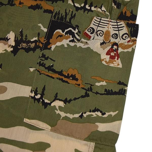 KAPITAL（キャピタル） カモフラアロハシャツ K2006SS207 カーキ