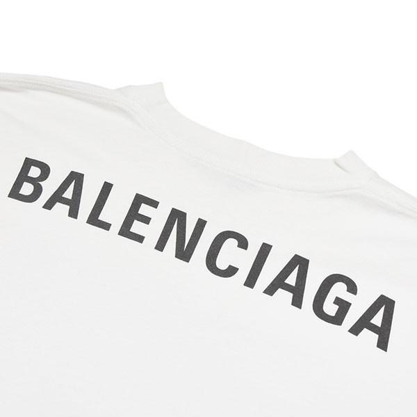 BALENCIAGA 【値下げ】BALENCIAGA バックロゴプリントオーバーサイズT  