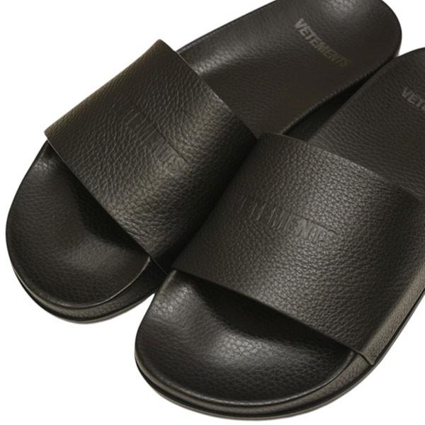 値下げ】VETEMENTS Slides Leather Sandal シャワーサンダル
