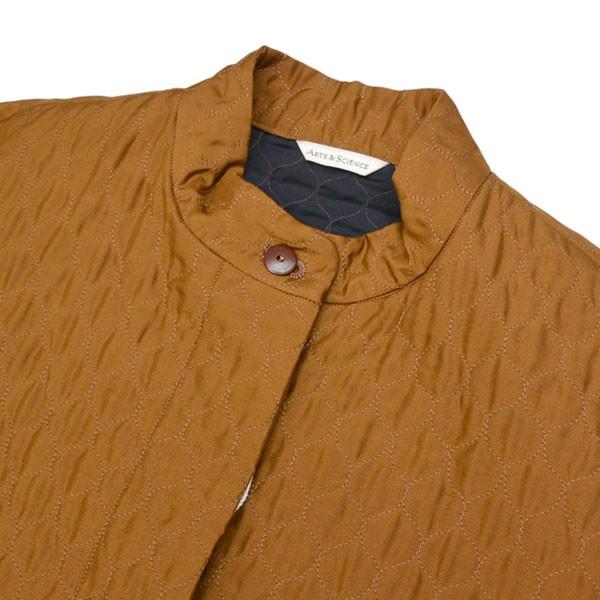 アーツアンドサイエンス　カラーレス　ジャケット　シワ加工　ラグランスリーブ　1 KZN703 カゼン レディス スクラブ ジャケット 女性用 衿つき 半袖 工業