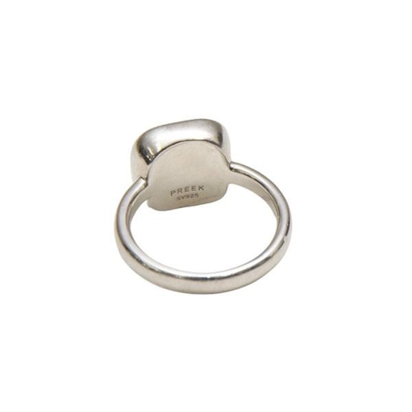 Preek 【値下げ】PREEK PRK SQ RED JASPER STN RING スクエアストーン 