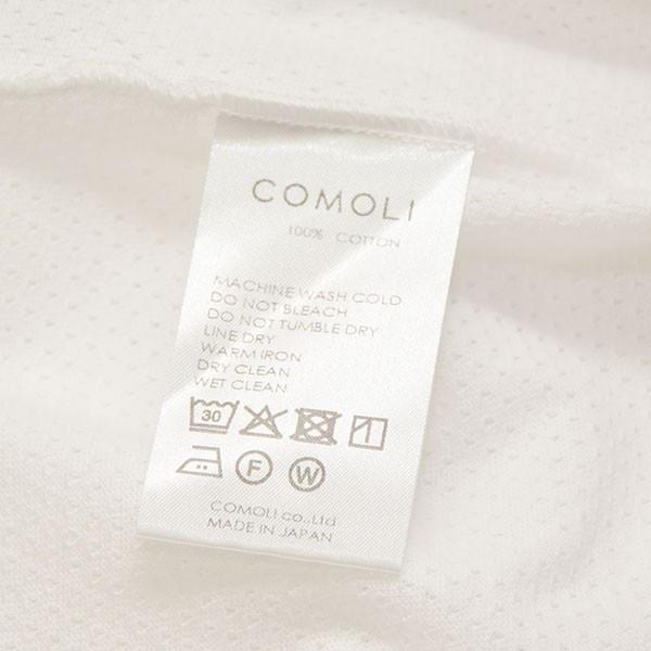 COMOLI（コモリ） COMOLI 2025SS コットンメッシュ半袖Tシャツ B01 