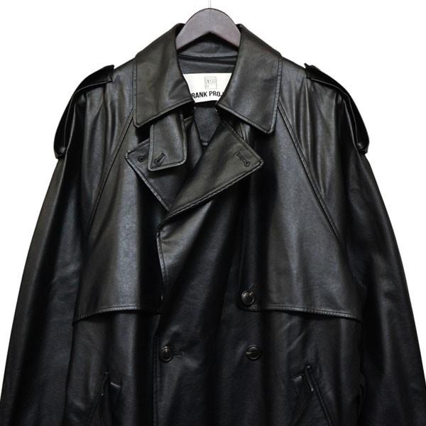 値下げ】PRANK PROJECT Synthetic Leather Trench Coat フェイクレザー