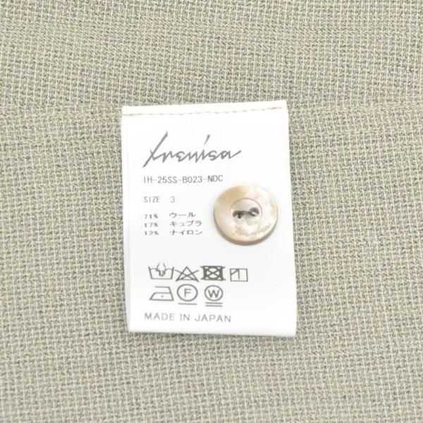 イレニサ IRENISA 2025SS MIDDLE LENGTH SHIRT ミドルレングスシャツ
