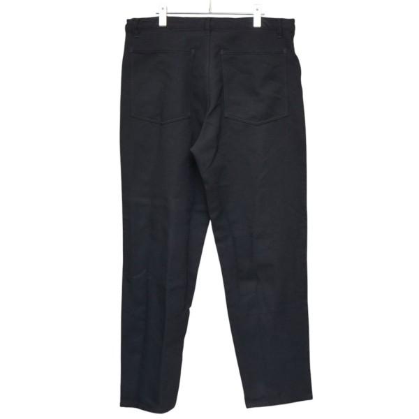 コム・デ・ギャルソン オムドゥ ポリ縮絨 黒パンツ COMME des GARCONS HOMME DEUX コム デ ギャルソン オム ドゥ 21AW