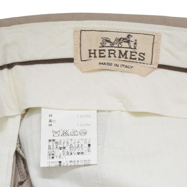 HERMES（エルメス） 【値下げ】HERMES ストライプコットンパンツ 10 