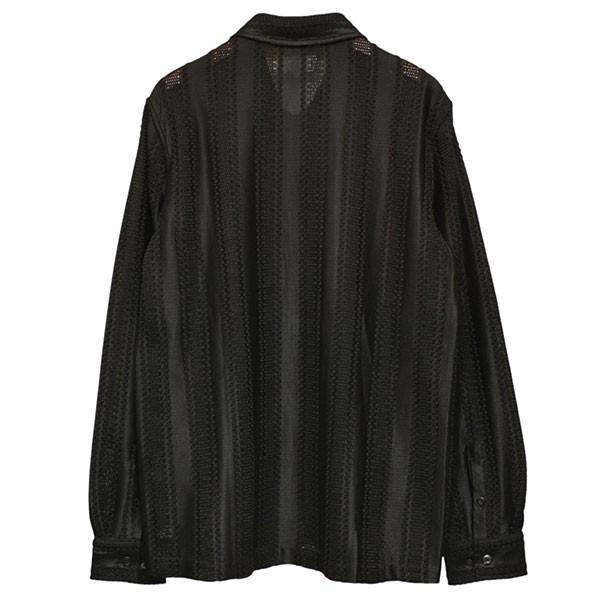 KITH（キス） KITH 2024AW Ladder Lace Boxy Collared Overshirt 