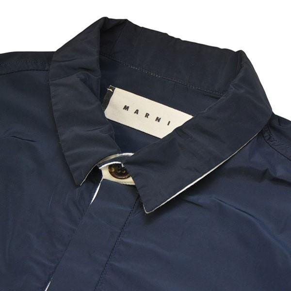 MARNI（マルニ） 比翼シャツジャケット JUMUL03Q00TP281 ネイビー