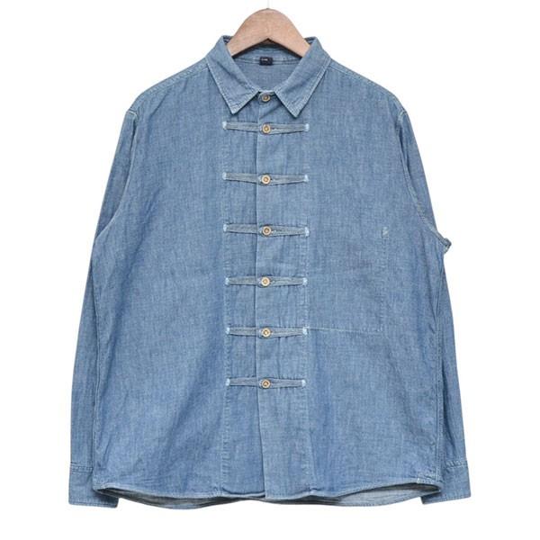 美品 45R シャツデニムの908 8ノットシャツ 4 デニム シャツ 1 美品 ショップ 45R シャツデニムの908 8ノットシャツ 4 デニム シャツ