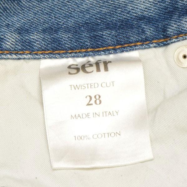 Sefr（セファ） 【値下げ】Sefr TWISTED CUT JEANS CLASSIC WASH