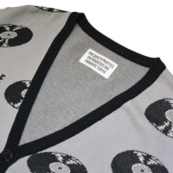 月末値下げワコマリア 24SSレコードジャガードニット WACKO MARIA（ワコマリア） 【値下げ】WACKO MARIA 2024SS RECORDS