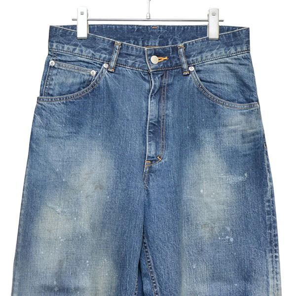 値下げ】ANCELLM Attic別注 EX STRAIGHT 5P DENIM PANTS バギーデニム