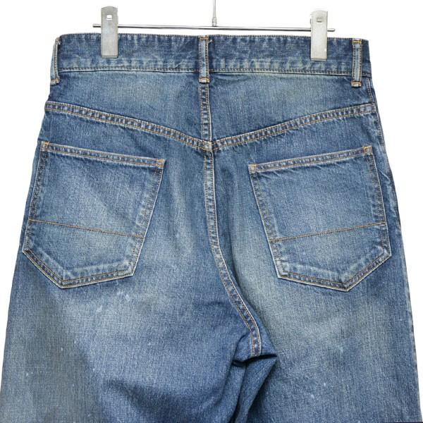 値下げ】ANCELLM Attic別注 EX STRAIGHT 5P DENIM PANTS バギーデニム