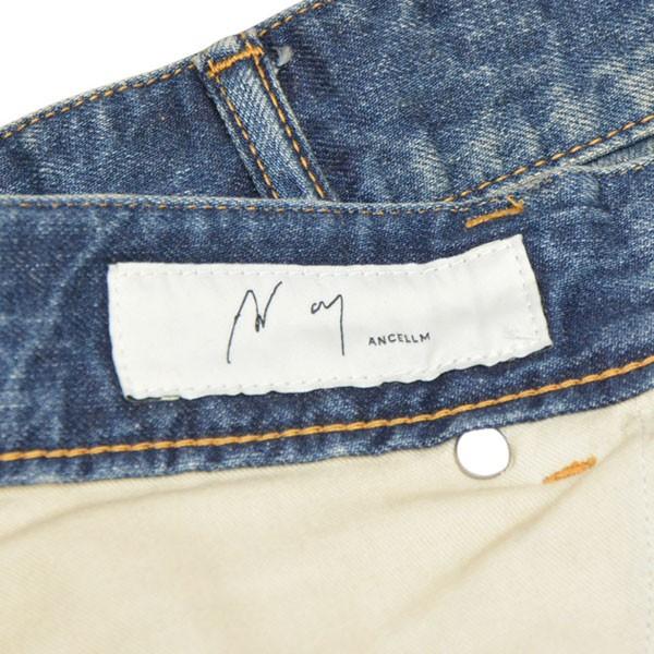 値下げ】ANCELLM Attic別注 EX STRAIGHT 5P DENIM PANTS バギーデニム