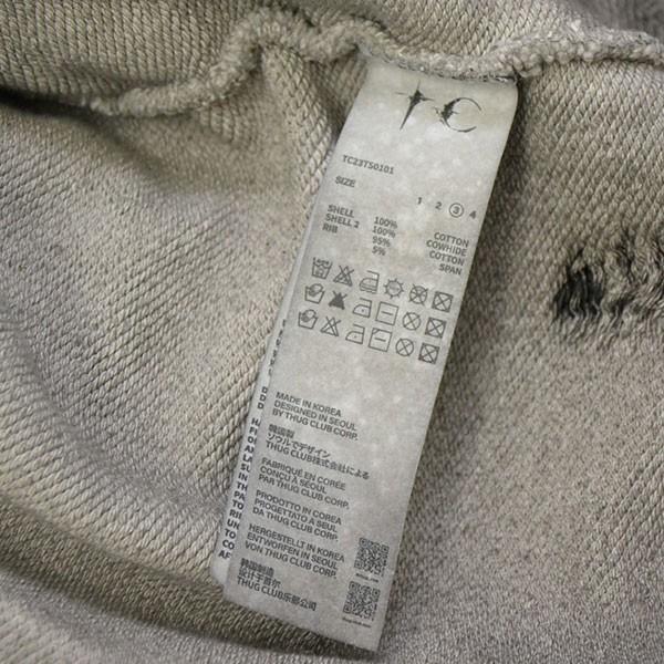 サグクラブ THUG CLUB Rock Hoodie ダメージ加工プルオーバーパーカー