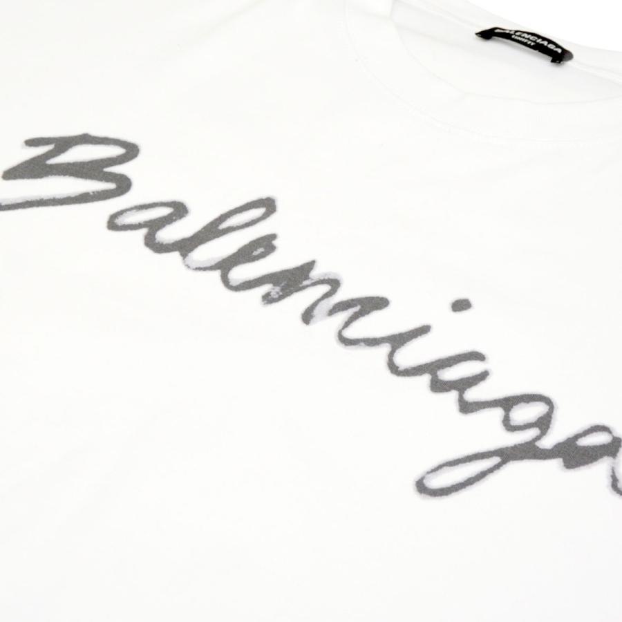 BALENCIAGA（バレンシアガ） ペイントロゴダメージ加工クルーネックT